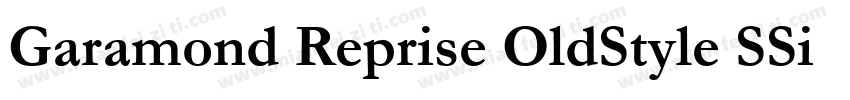 Garamond Reprise OldStyle SSi Bold字体转换